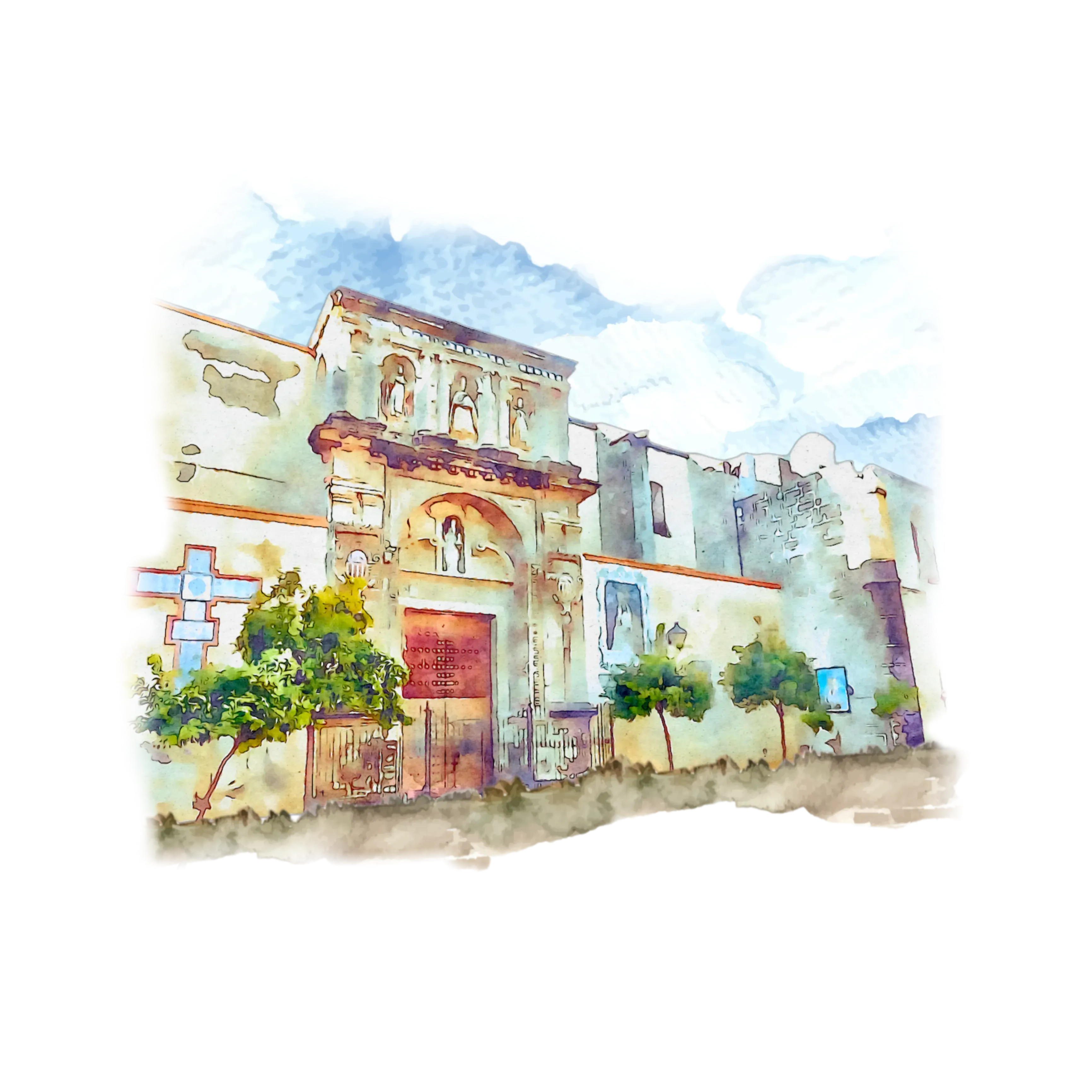 Iglesia donde tiene lugar la boda